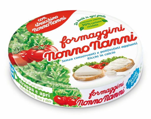 [17128] Nonno Nanni Spreadable Italian Cheese - Formaggini 140g