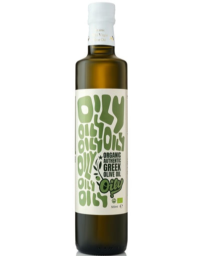 [17197] [25% OFF] Oily Organic Olive Oil -  BOTTLE Greek Extra Virgin 500ml