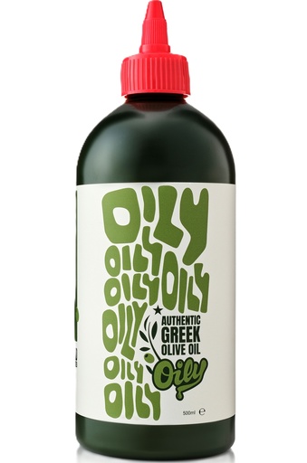 [17198] [25% OFF] Oily Olive Oil - BOTTLE Squeezy Greek Extra Virign 500ml