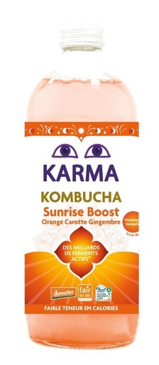 [17215] Karma Kombucha Organic - LARGE BOTTLE Sunrise Boost X 6 X 1L
