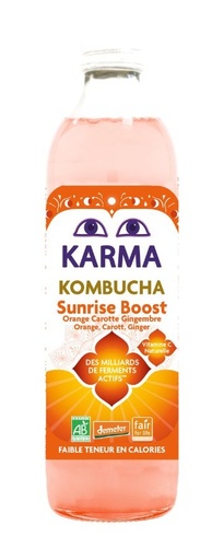 [17217] Karma Kombucha Organic - SMALL BOTTLE Sunrise Boost X 6 X 500ml