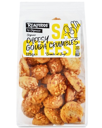 [17226] Organico Organic Biscuits - Cheesy Gouda Crumbles X 10 X 125g