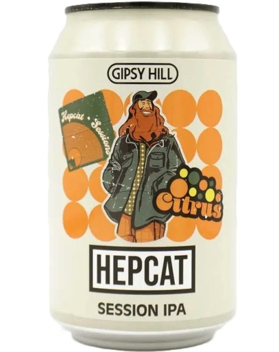 [17228] Gipsy Hill Craft Beer - Hepcat Session IPA 4.6% ABV X 24 X 330ml