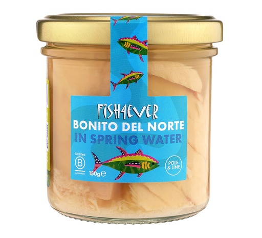 [17223] Fish 4 Ever Tuna - Bonito del Norte Steaks in Spring Water 150g
