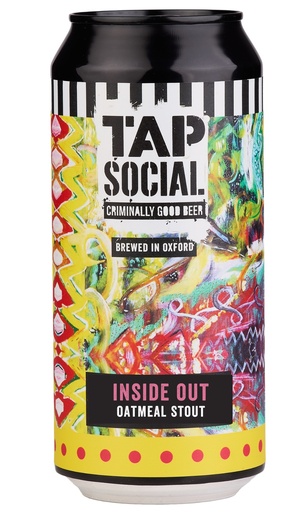 [17258] [15% OFF] Tap Social Movement Beer - Inside Out Oatmeal Stout 5.50% ABV X 12 X 440ml
