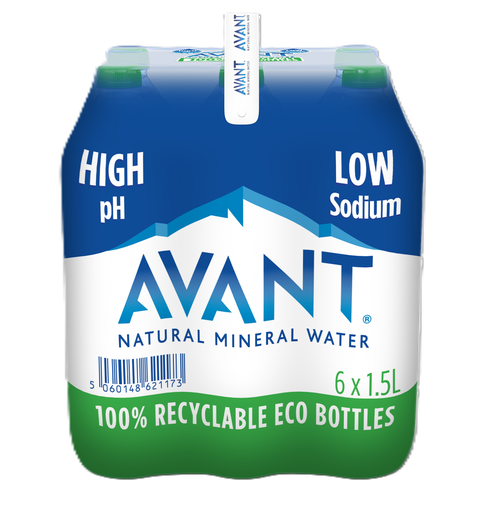 [17266] Avant Natural Mineral Bottled Water - LARGE X 6 X 1.5L