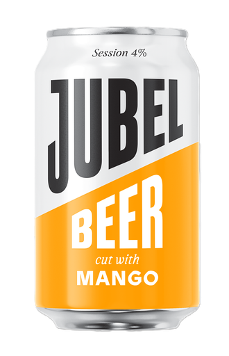 [17296] Jubel Beer  - CAN Cut with Mango Session Lager 4% ABV X 12 X 330ml
