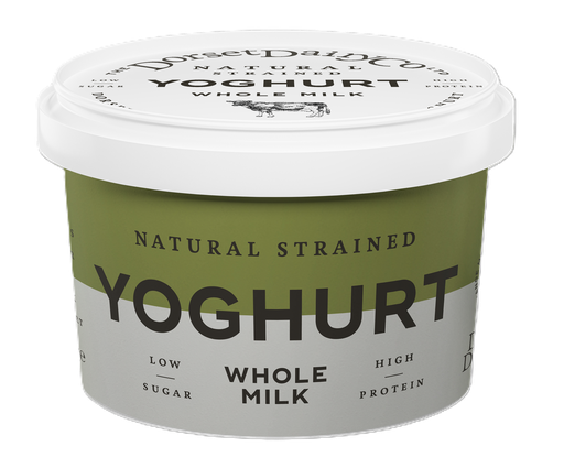 [17278] The Dorset Dairy Co Natural Strained Yogurt - Whole Milk 500g