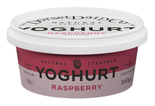 [17281] The Dorset Dairy Co Natural Strained Yogurt - Raspberry 160g
