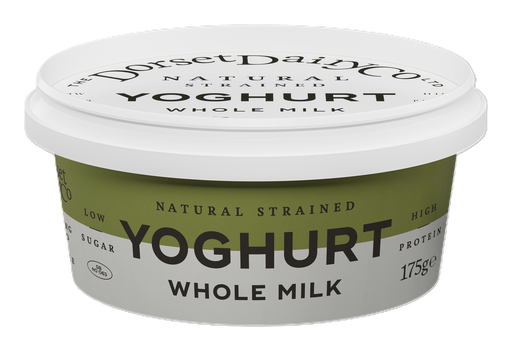 [17283] The Dorset Dairy Co Natural Strained Yogurt - Whole Milk 175g