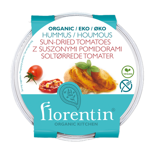 [17249] Florentin Organic Houmous - Sundried Tomotoes 170g