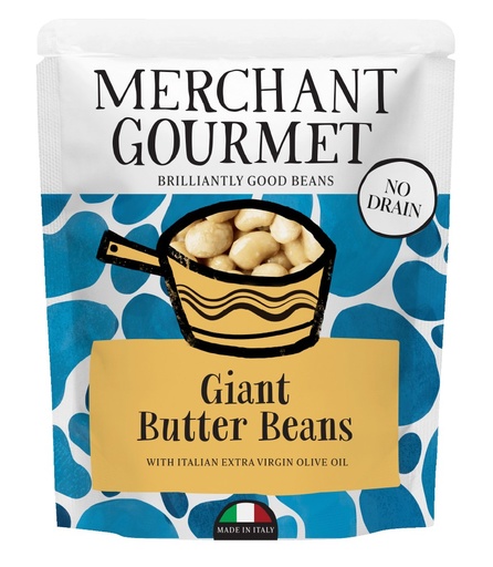 [17338] Merchant Gourmet Cooked Pulses - Giant Butter beans X 6 X 220g