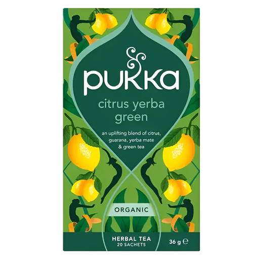 [17337] [20% OFF] Pukka Organic Teas - Citrus Yerba Green X 4 X 20 pcs