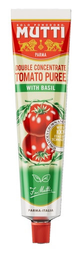 [17317] Mutti Tomato Concentrate - Double Puree with Basil X 24 X 130g