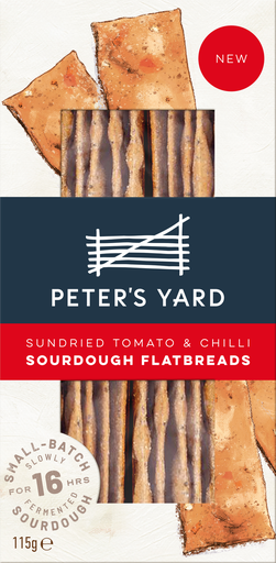 [17326] Peters Yard Sourdough Flatbreads - Sundried Tomato & Chili X 6 X 115g