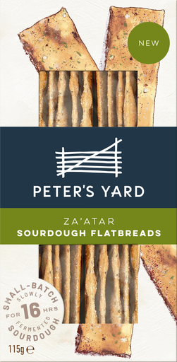[17327] Peters Yard Sourdough Flatbreads - Zaatar X 6 X 115g