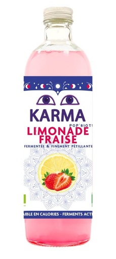 [17467] Karma Drinks - Pop Biotic Strawberry Lemonade 750ml