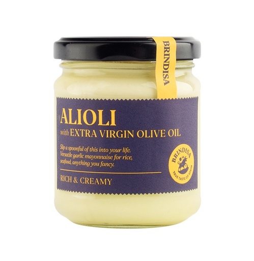 [17469] Brindisa Mayonnaise - Alioli with Extra Virgin Olive Oil X 12 X 170g