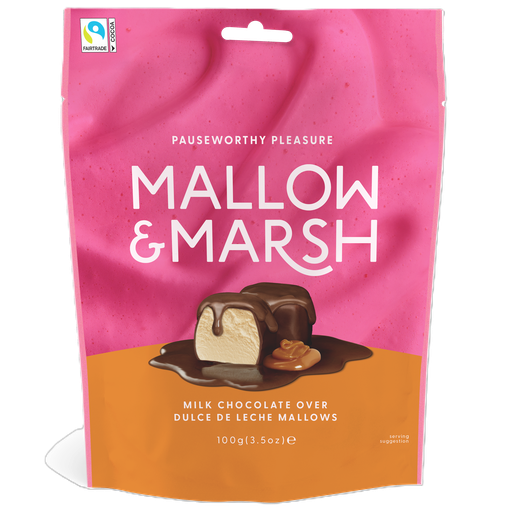 [17505] Mallow and Marsh Marshmallow - Dulce de Leche and Milk Chocolate X 6 X 100g