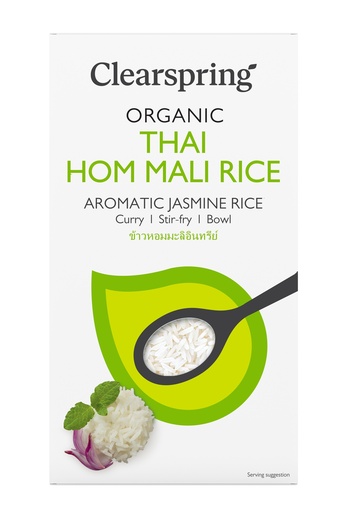 [17381] [20% OFF] Clearspring Organic Rice - Jasmin Thai Hom Mali GPF0103.500A X 6 X 500g