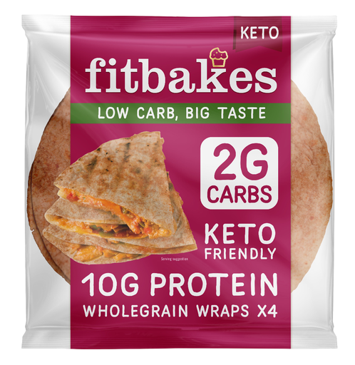 [17486] [15% OFF] Fitbakes Keto Wraps - Wholegrain 240g