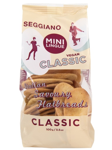 [17353] Seggiano Vegan Mini Flatbreds - Classic X 12 X 100g