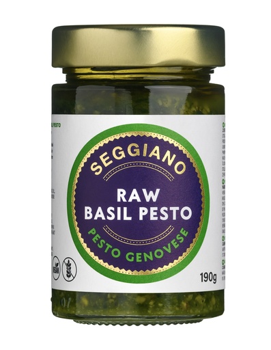 [17360] Seggiano Vegan Pesto - Raw Basil X 6 X 190g