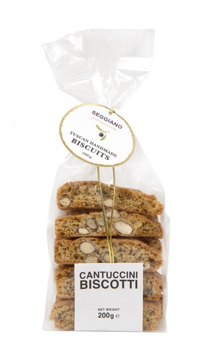 [17366] Seggiano Italian Almond Biscuits - Cantuccini X 8 X 200g