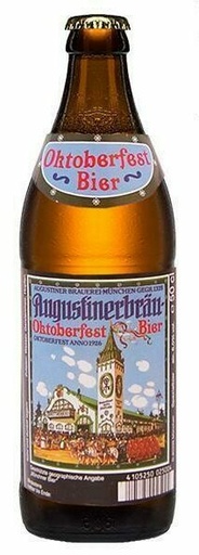 [17551] Augustiner Beer - BOTTLE Oktoberfest 6.3% ABV X 20 X 500ml