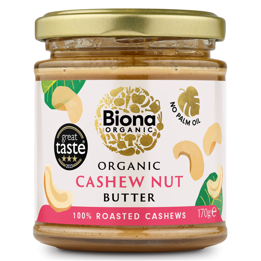 [17625] Biona Organic Cashew Butter - Smooth X 6 X 170g