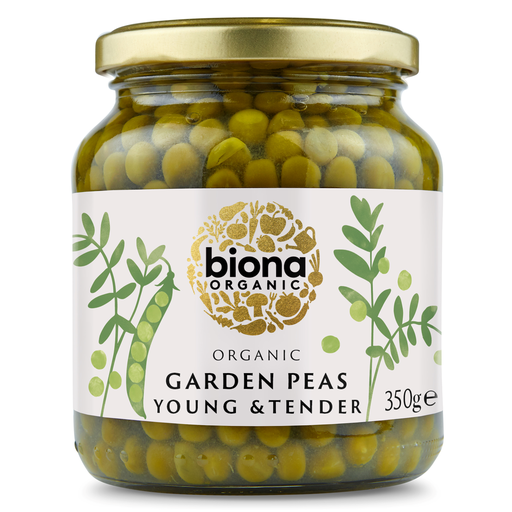 [17631] Biona Organic Veg Jar - Garden Peas X 6 X 350g
