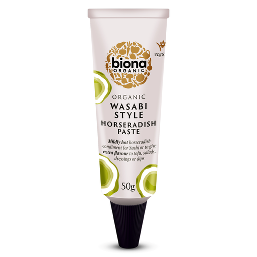 [17652] Biona Organic Pastes - Wasabi Syle Horseradish X 8 X 50g