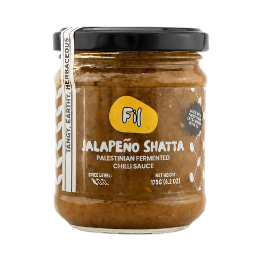 [17710] Fil Palestinian Fermented Chilli Sauce - Jalapeno Shatta X 6 X 175g