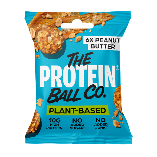[17509] The Protein Ball Co Plant Based Ball - Peanut Butter X 10 X 45g