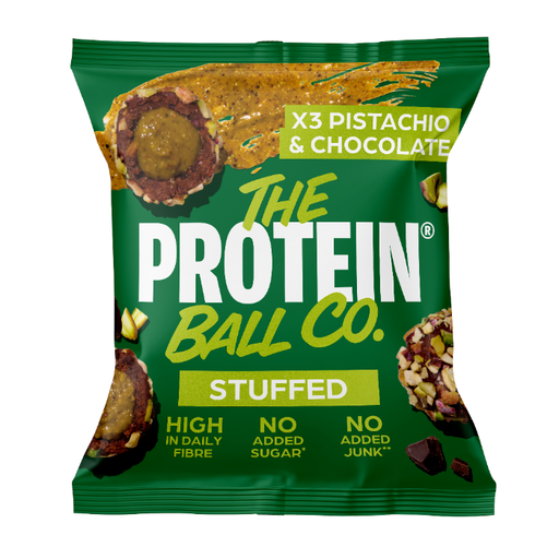 [17520] The Protein Ball Co Stuffed Ball - Pistachio and Chocolate X 10 X 36g