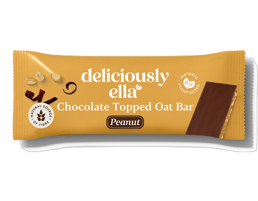 [17593] Deliciously Ella Oat Bar - Chocolate Topped Peanut X 12 X 50g