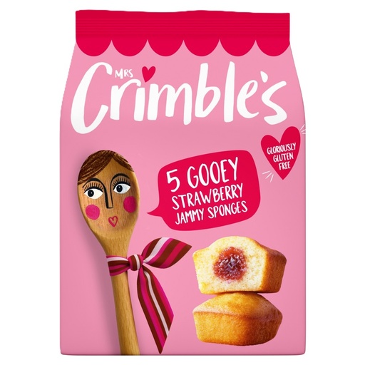 [17073] Mrs Crimbles Sponge Cake - Jammy Strawberry 175g