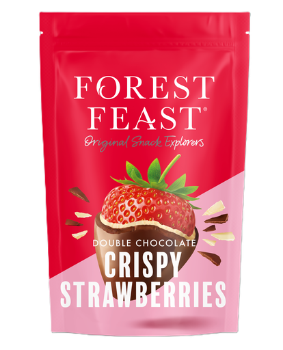 [17803] Forest Feast - Double Chocolate Crispy Stawberries X 6 X 100g