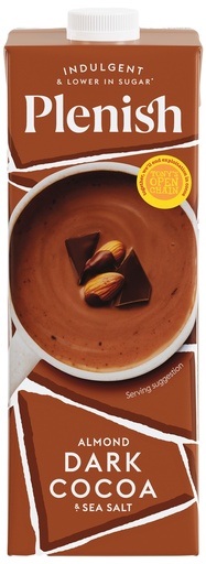 [17747] Plenish Plant Based Milk - Almond Dark Cocoa X 8 X 1L