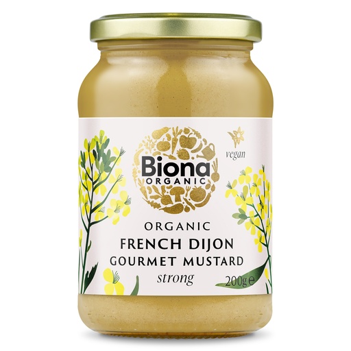 [17888] Biona Organic Mustard - French Dijon Strong X 6 X 200g