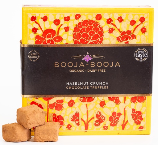 [17898] Booja Booja Vegan Chocolate Truffles - Artists Collection Hazelnut Crunch 185g