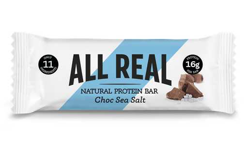 [17875] All Real Nutrition Natural Protein Bars - Choc Sea Salt X 12 X 50g