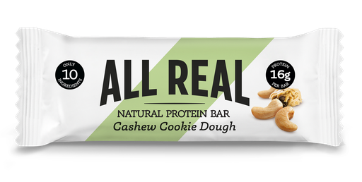 [17876] All Real Nutrition Natural Protein Bars - Cashew Cookie Dough X 12 X 50g