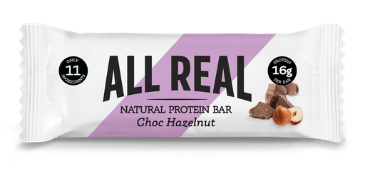 [17877] All Real Nutrition Natural Protein Bars - Choc Hazelnut X 12 X 50g