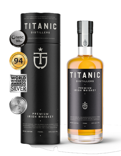 [17879] [20% OFF] Titanic Distillers Irish Whiskey - Premium Irish Blend Peated Edition 40% ABV 700ml