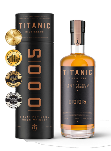 [17880] [20% OFF] Titanic Distillers Irish Whiskey - 5 Year Old Pot Still 44.50% ABV 700ml