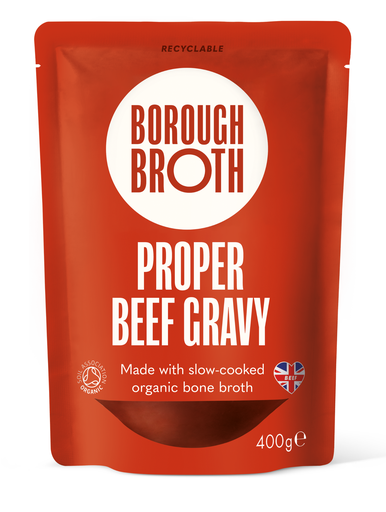 [17918] [15% OFF] Borough Broth Organic Gravy - Proper Beef 400g