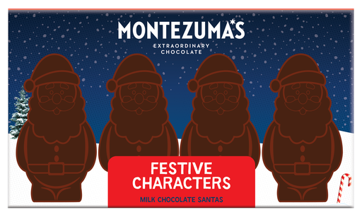 [17954] Montezumas Advent Calendar XMAS - MILK Solid Santas 60g