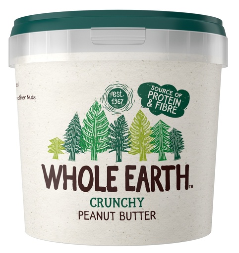 [17844] Whole Earth Peanut Butter - Original Crunchy X 3 X 1kg