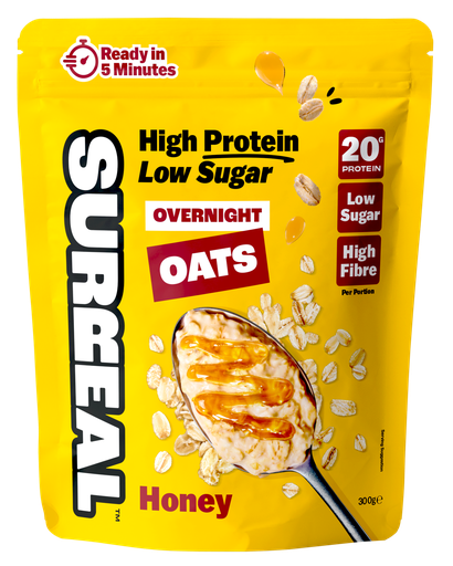 [17922] [15% OFF] Surreal High Protein Overnight Oats - Honey X 5 X 300g